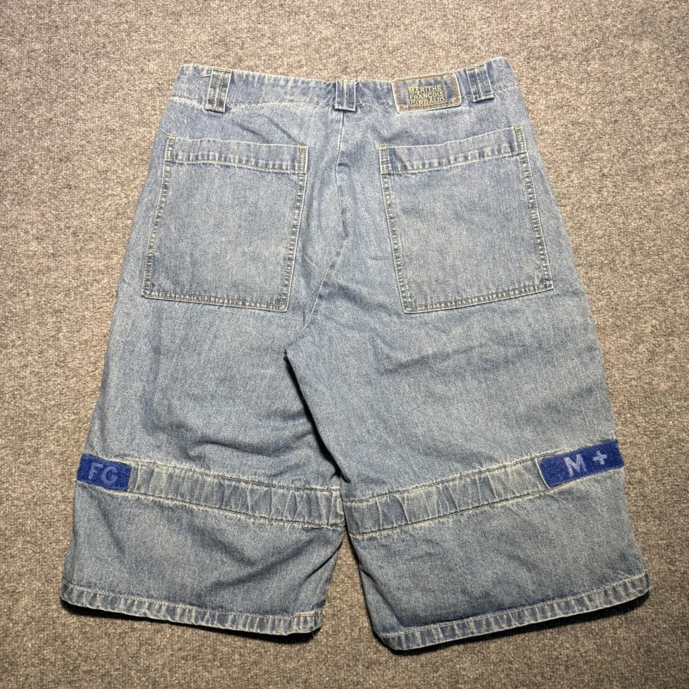Vintage Marithe Francois Girbaud Denim Cargo Shorts Size 33